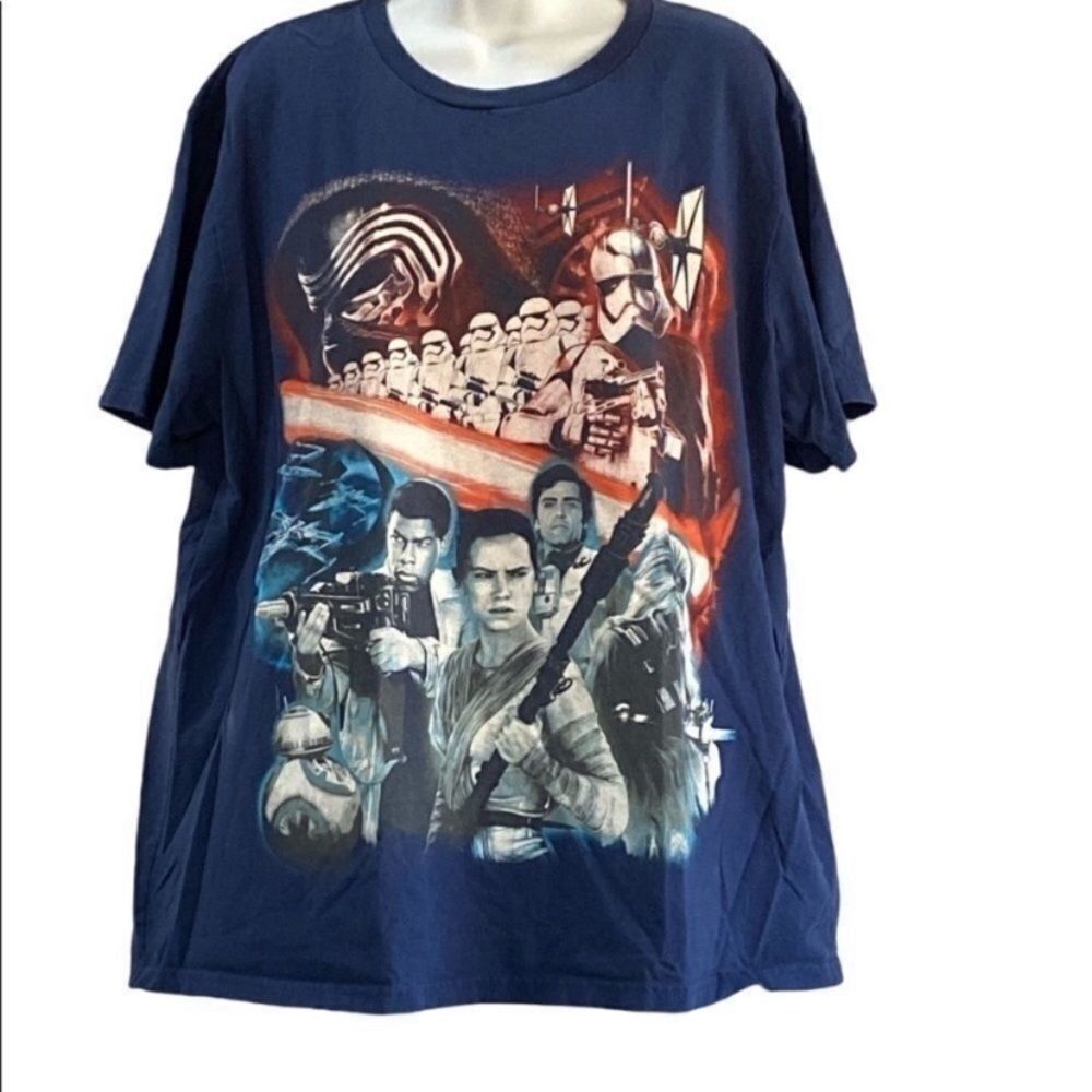 ☀️Star Wars Galaxy Graphic Tee Men’s Size XL Disney Store